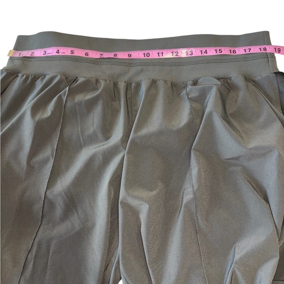 Athleta Nolita Wide Leg Pants Womens 18 High Rise Olive Green Athleisure Flowy - Picture 9 of 12